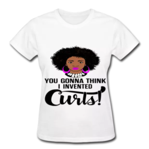 You Gonna Think I Invented Curls Woman With Aro Purple Hoop Earrings Melanated Black Woman African