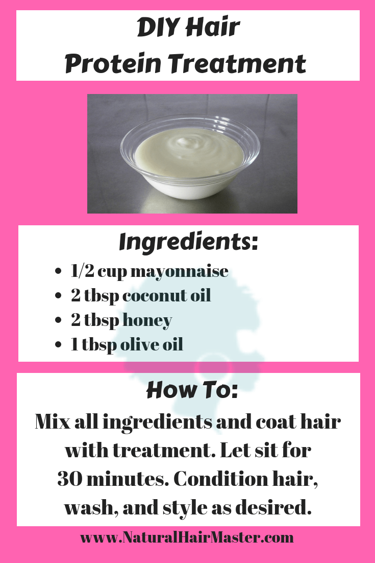 DIY Hair Protein Treatment | homemade DIY Hair Protein Treatment | strengthen hair | protein treatment recipe