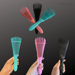 Detangling Tool, Curly Hair, 4a 4b 4c, Detangling Brush, Natural Hair Brush, less tangling, scalp massager, distribute oils, flexible brush, wide-tooth brush, brush with flexible bristles, black hair, coily kinky hair, african hair,