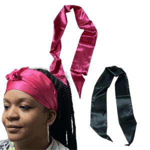 Edge Layer Satin Hair Scarf Large Silky Hair Wrap Turban Headband For Wrapping Natural Hair and Laying Edges