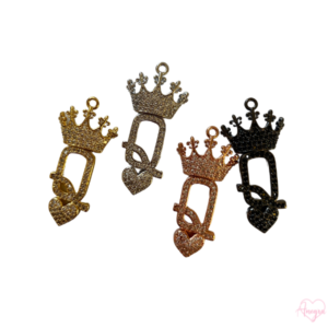 Queen of Hearts Charm | DIY Pendant for Jewelry Making | Necklace Bracelet Earrings Keychain Woman Charm