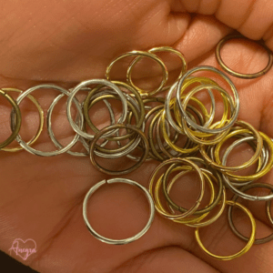 100 Adjustable Braid Rings For Braids & Dreadlocks | Black and Mixed Braid Links For Hair Twists | Various Sizes