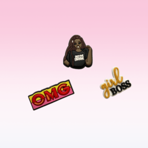 Girl Boss Shoe Charm Collection | Omg Not For Everyone Afro Croc Shoe Clip