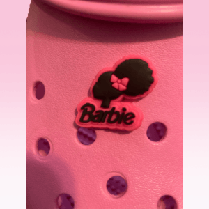 Afro Barbie Shoe Charm | Natural Hair Croc Shoe Clip