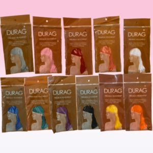 Durag Headwrap Hair Scarf | Large Silky Turban For Wrapping Natural Hair and Laying Edges